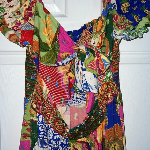 FARM RIO PATCHWORK DRESS - Picture 4 of 8